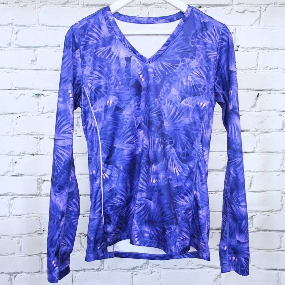 Saucony Purple Butterfly Running Top